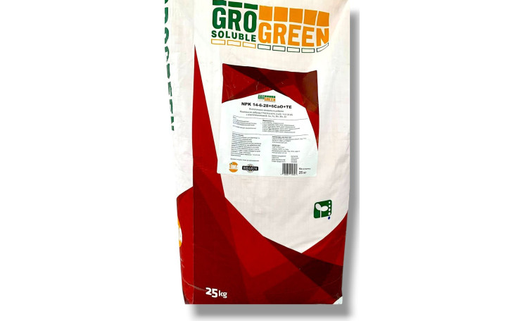 Удобрение ГроГрин NPK 14-6-28 + 6CaO + TE (Lima)