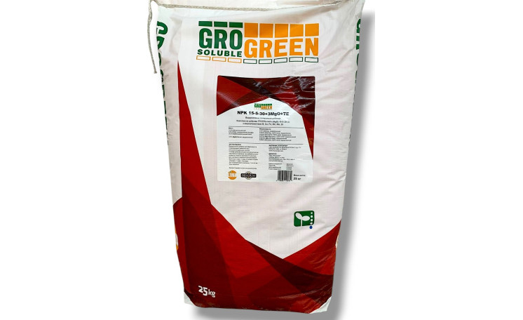 Удобрение ГроГрин NPK 15-5-30 + 3MgO + TE (Lima)