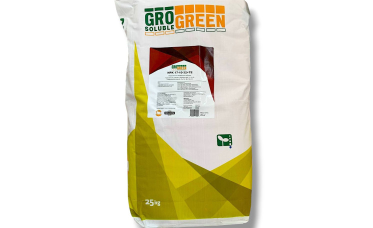 Удобрение ГроГрин NPK 17-10-32 + ТE (Lima)