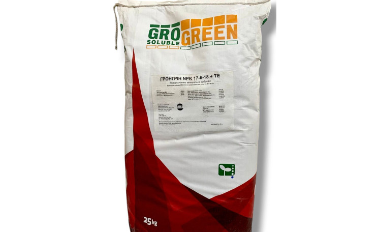 Удобрение ГроГрин NPK 17-6-18 + TE (Lima)