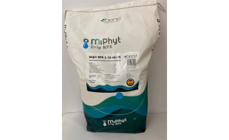 МиФит NPK 3-10-40+TE MiPhyt (Biond) Испания Удобрение