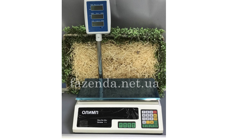 Весы торговые 40 кг. со стойкой Олимп