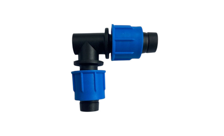 Угол зажимной для капельной ленты