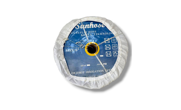 Гибкий шланг Lay Flat 6" 6 бар. 100 м. (Sunhose)